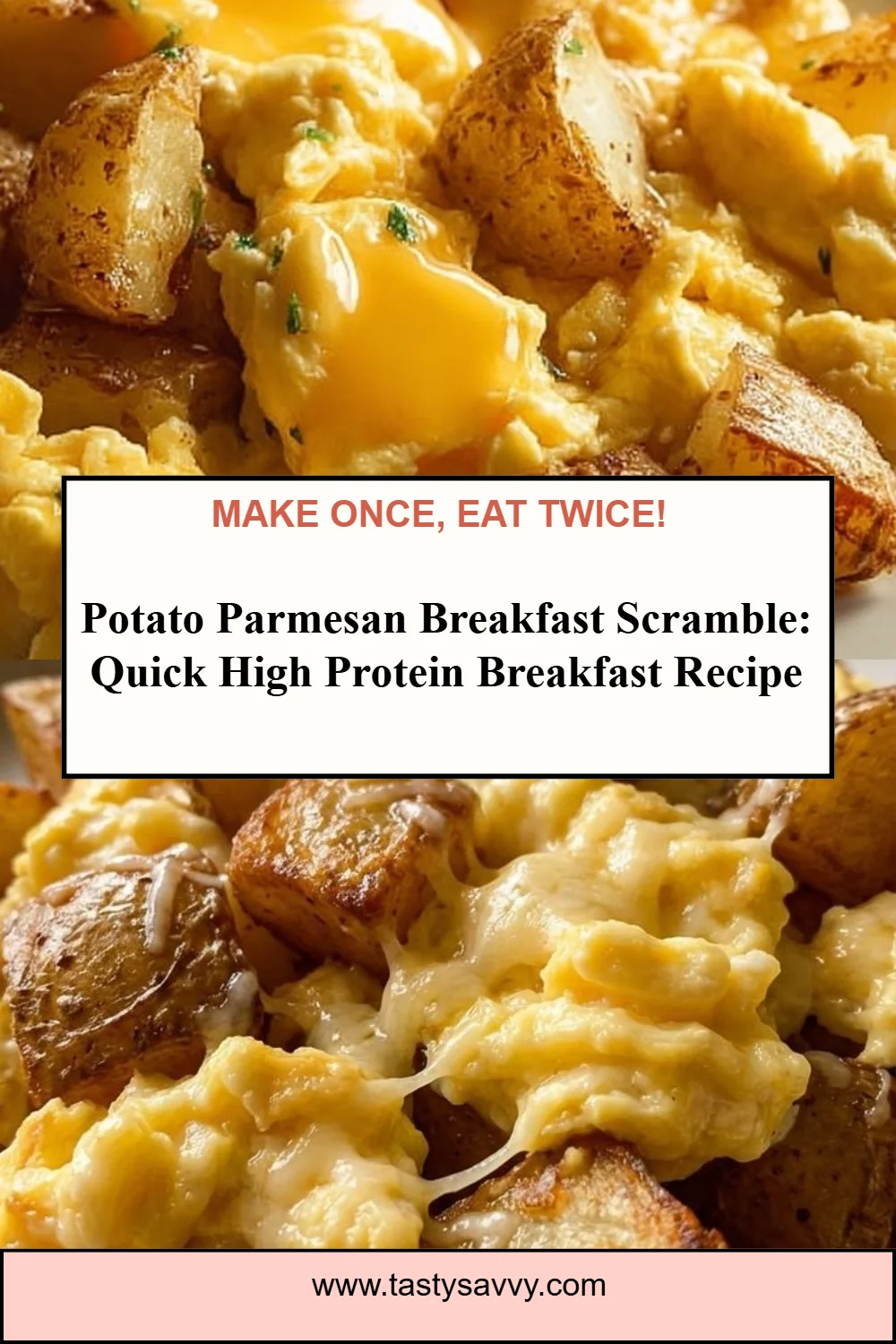 Potato Parmesan Breakfast Scramble