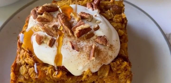 Pumpkin Baked Oatmeal