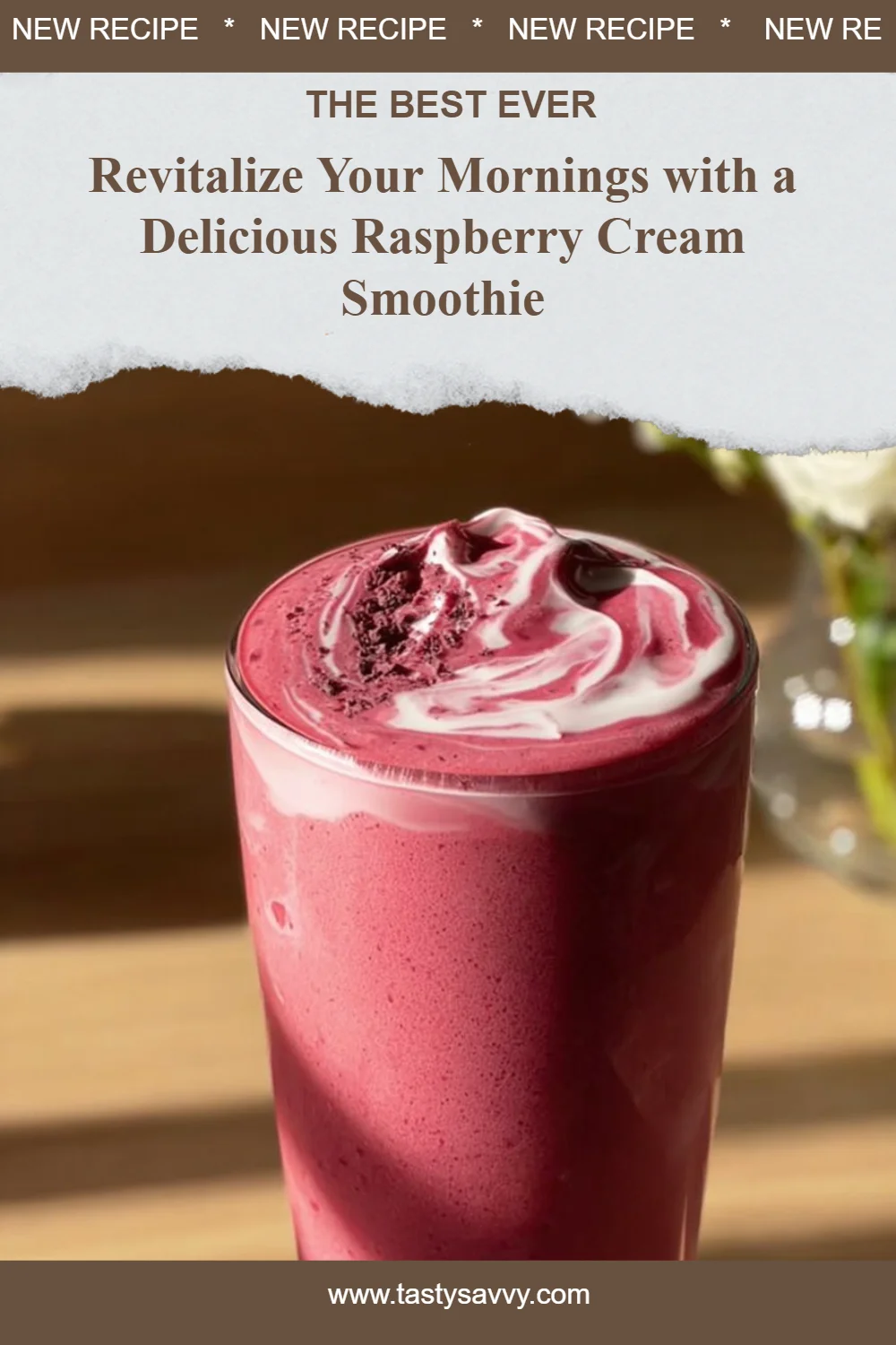 Raspberry Cream Smoothie