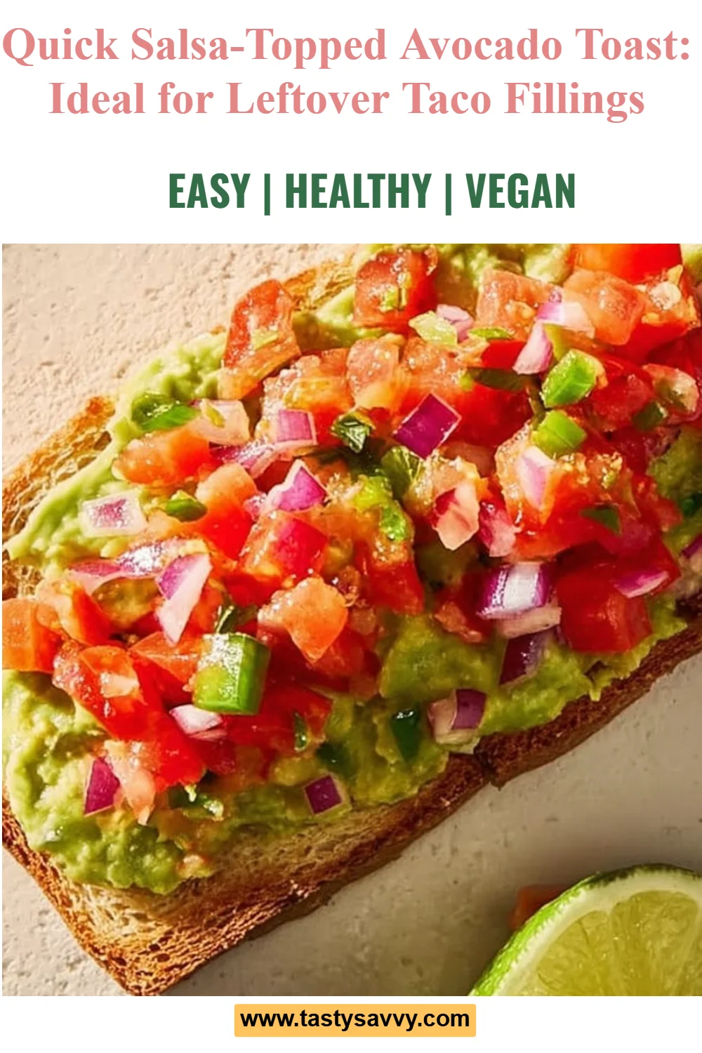 Salsa-Topped Avocado Toast