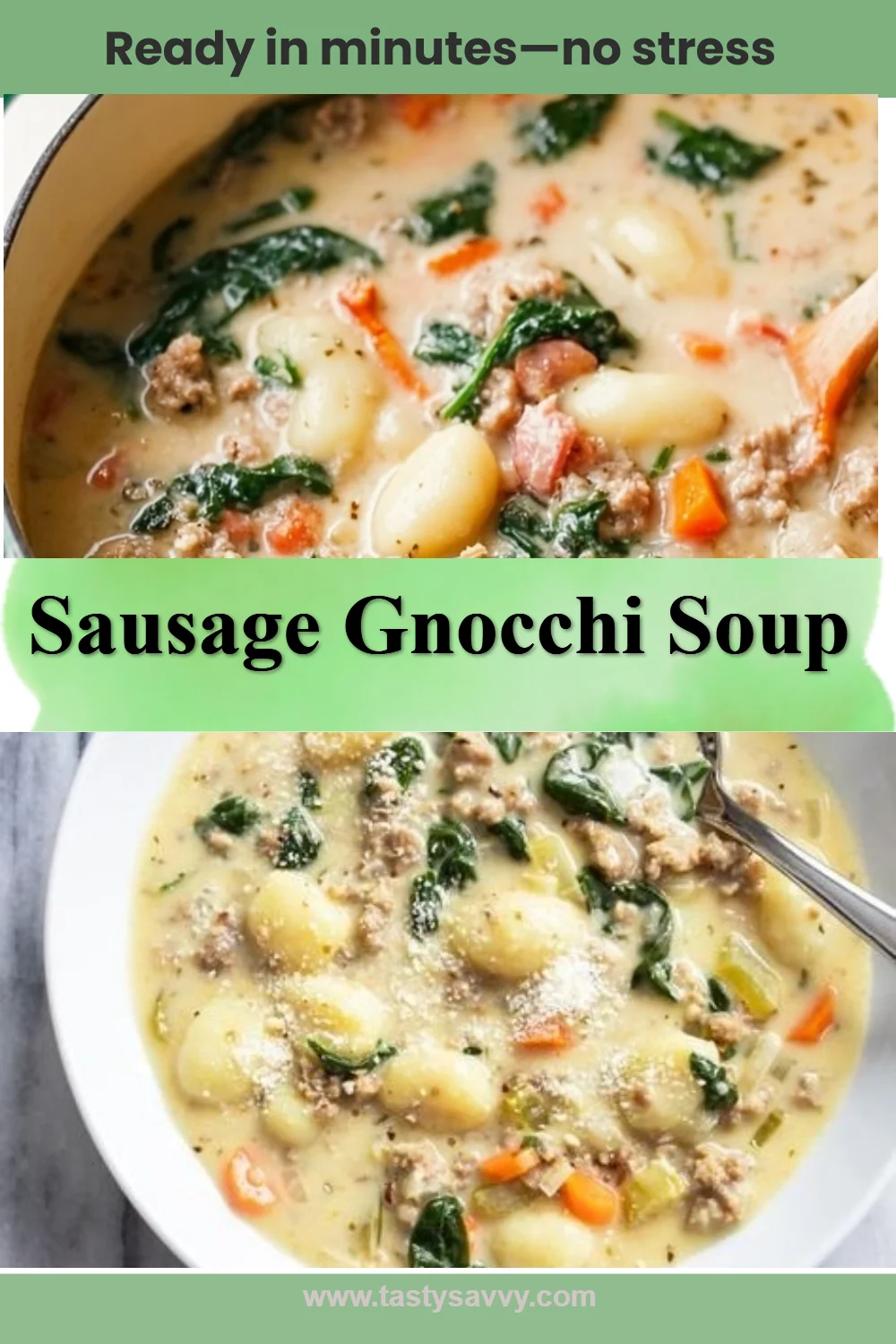 Sausage Gnocchi Soup