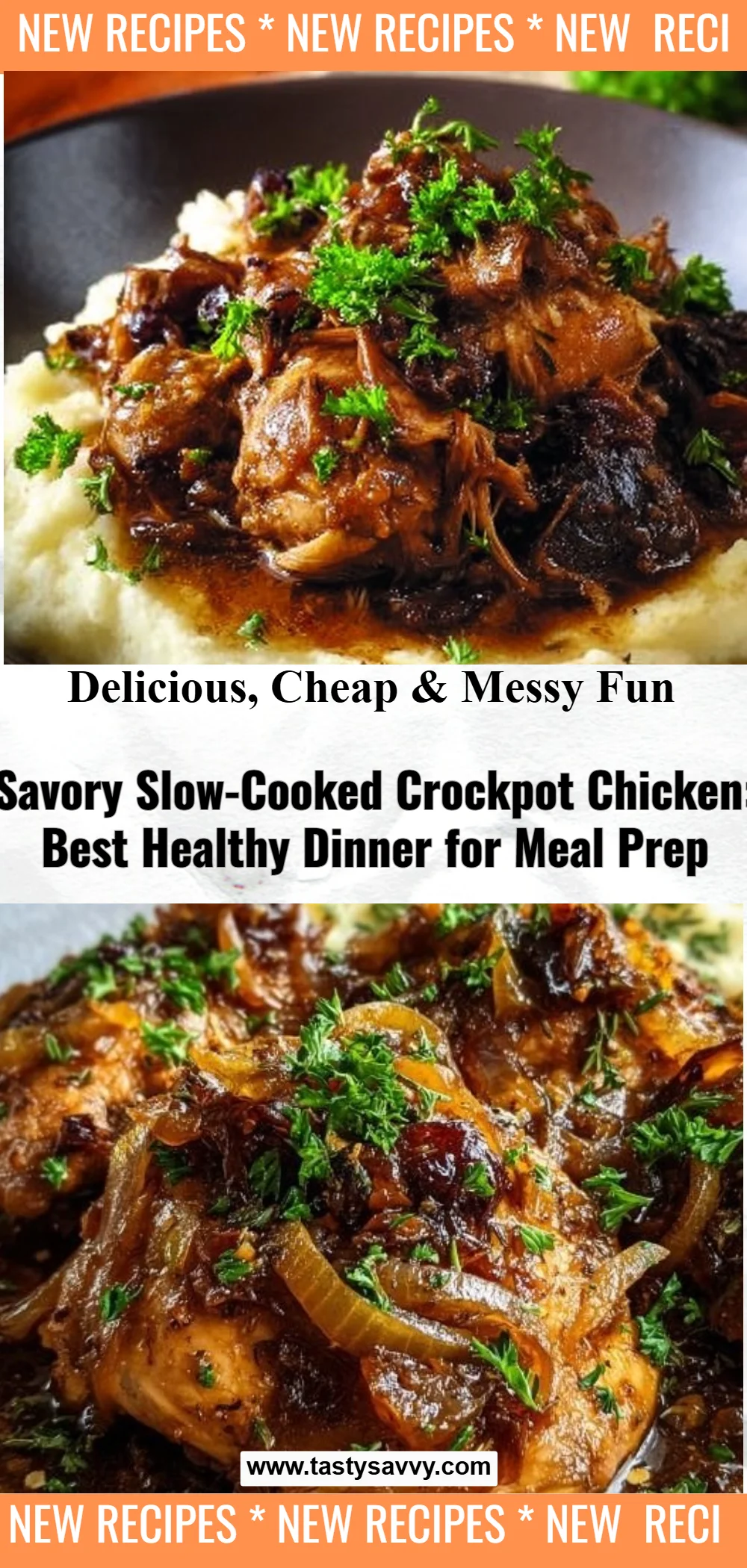 Savory Slow-Cooked Crockpot Chicken