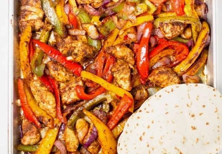 Sheet Pan Chicken Fajitas