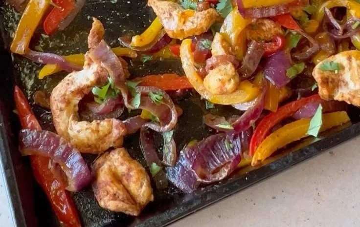 Sheet Pan Chicken Fajitas