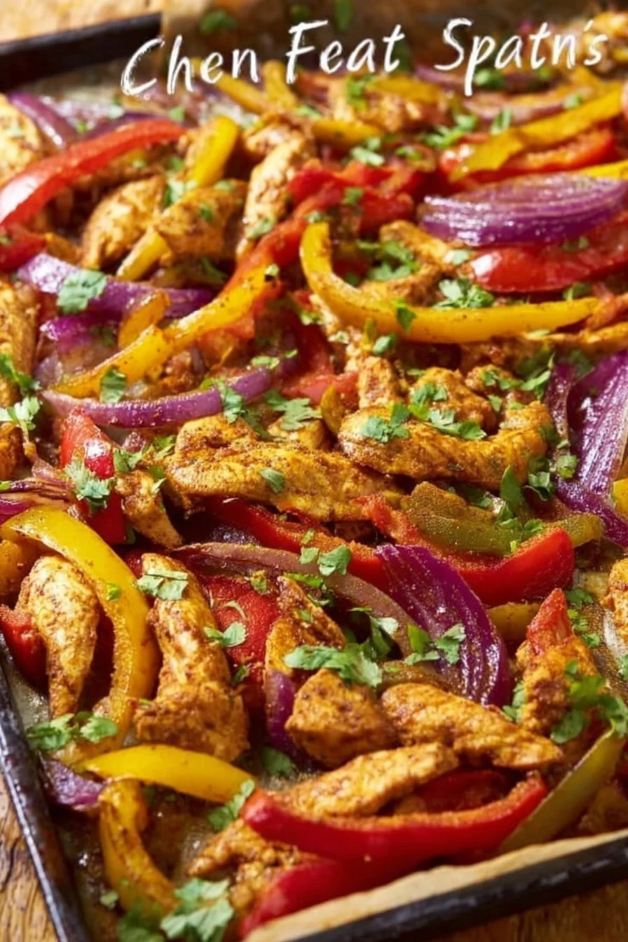 Sheet Pan Chicken Fajitas