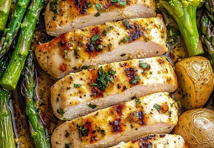 Sheet-Pan Garlic Butter Chicken