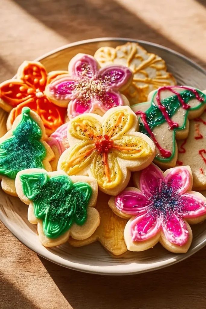 Simple Christmas cookie icing recipe for decorating holiday cookies.