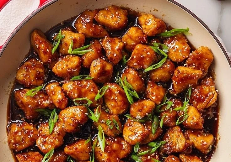 Simple Honey Garlic Chicken Bites