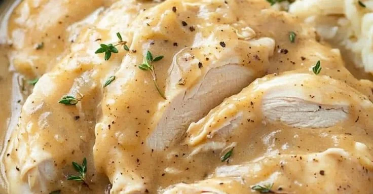 Slow Cooker Chicken and Gravy