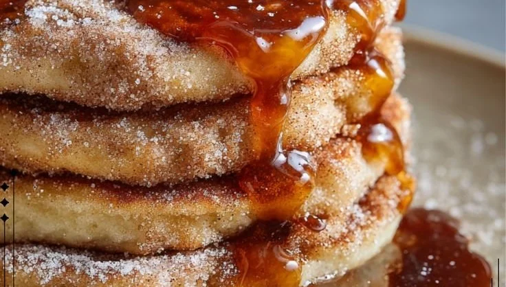 Spanish Churro-Inspired Pancakes