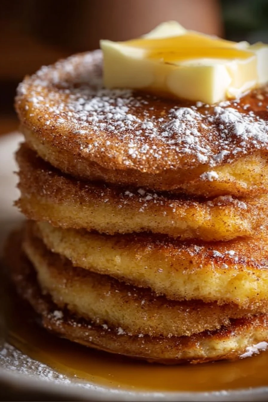 Spanish Churro-Inspired Pancakes