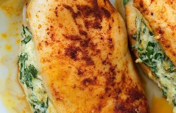Spinach Stuffed Chicken Breasts