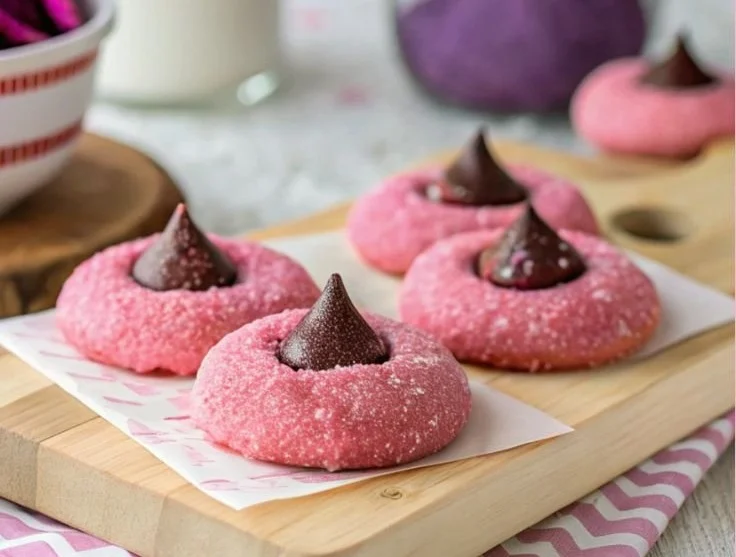 Strawberry Kiss Cookies