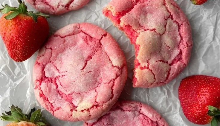 Strawberry Sugar Cookies – The Best Soft & Chewy Vegan Recipe (2025)