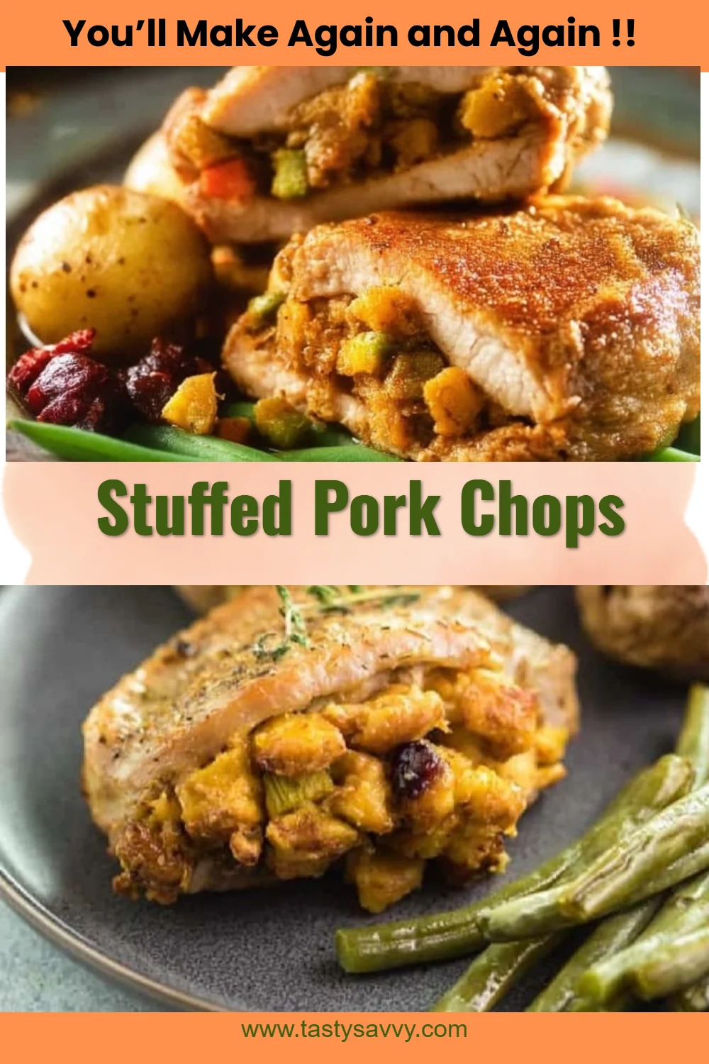 Stuffed Pork Chops stuffed pork chops Stuffed Pork Chops