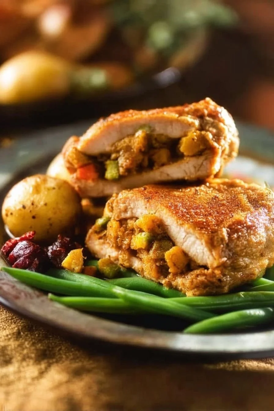 Stuffed Pork Chops stuffed pork chops Stuffed Pork Chops