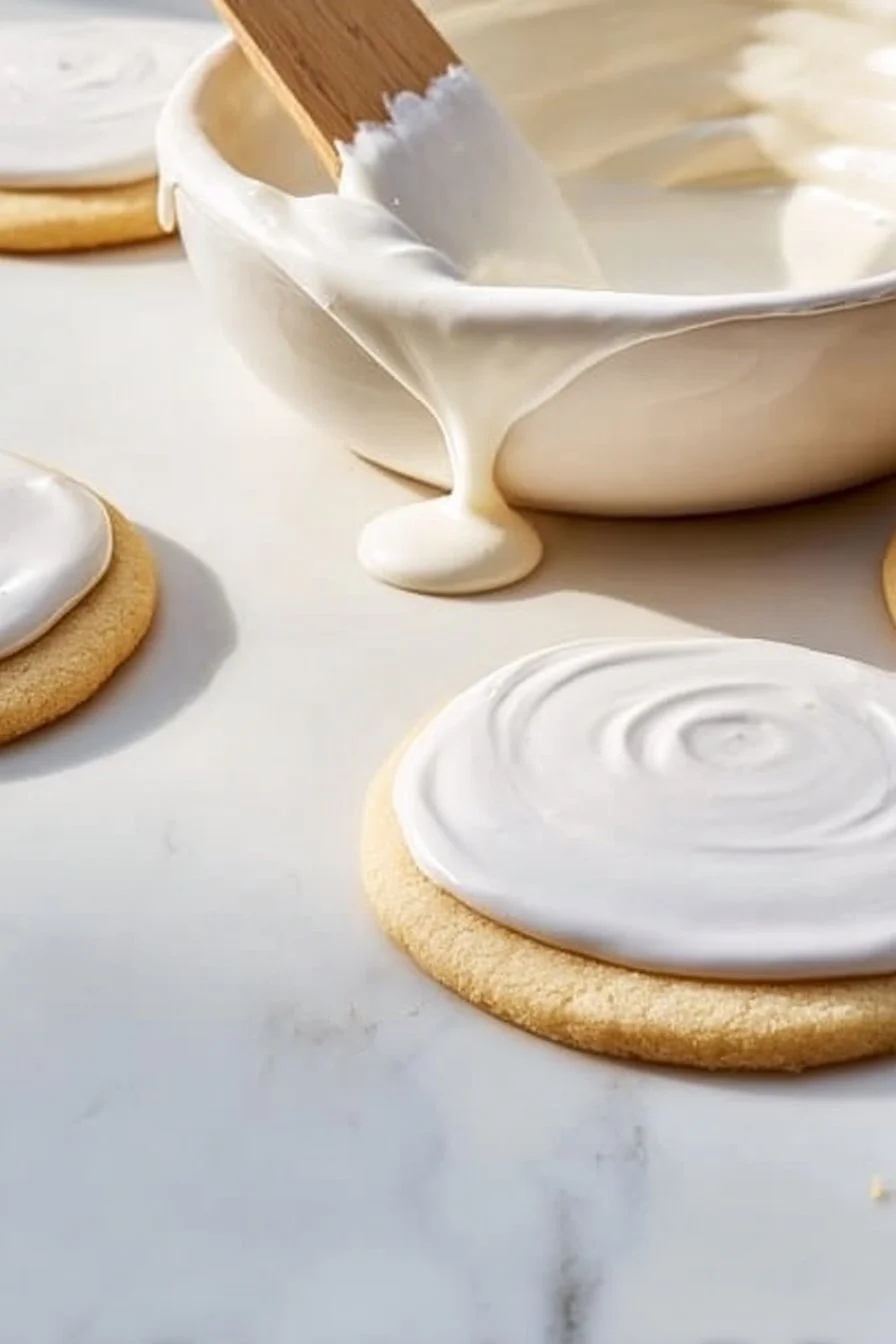 Deliciously decorated sugar cookies with homemade icing