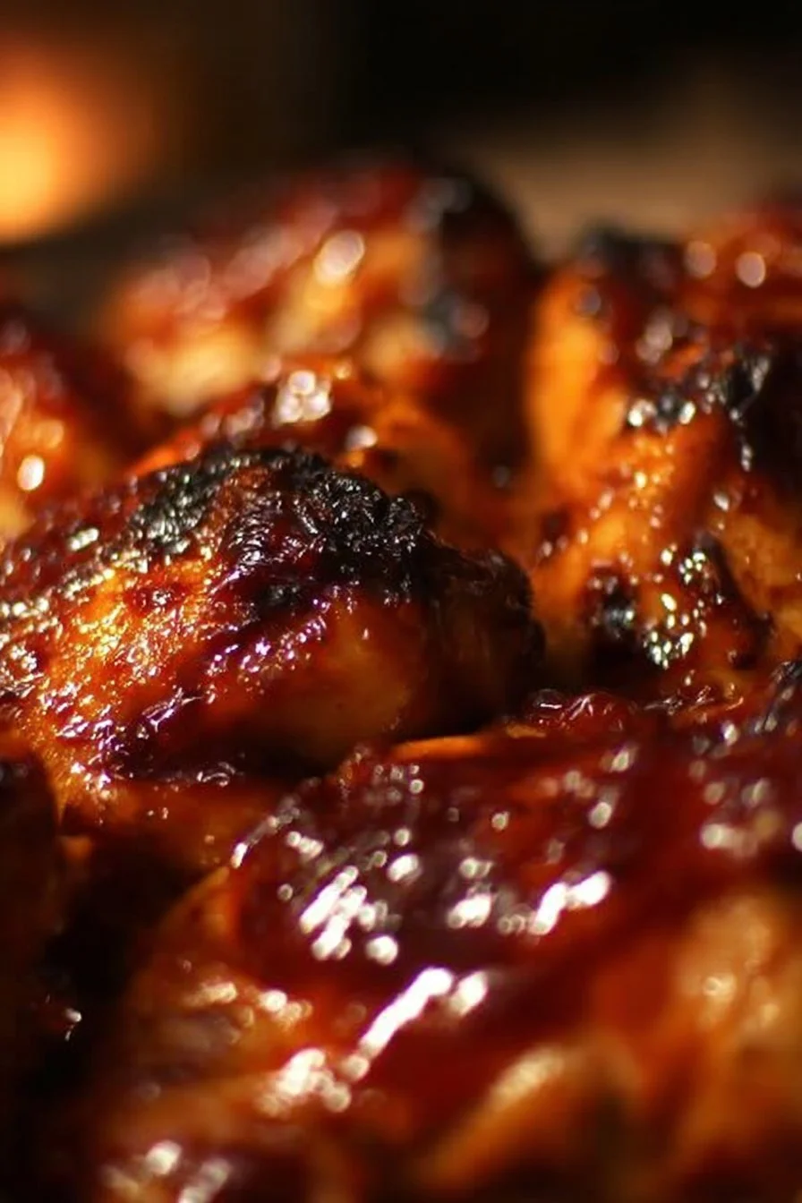 Sweet Baby Ray’s Crockpot Chicken recipe dish in a slow cooker