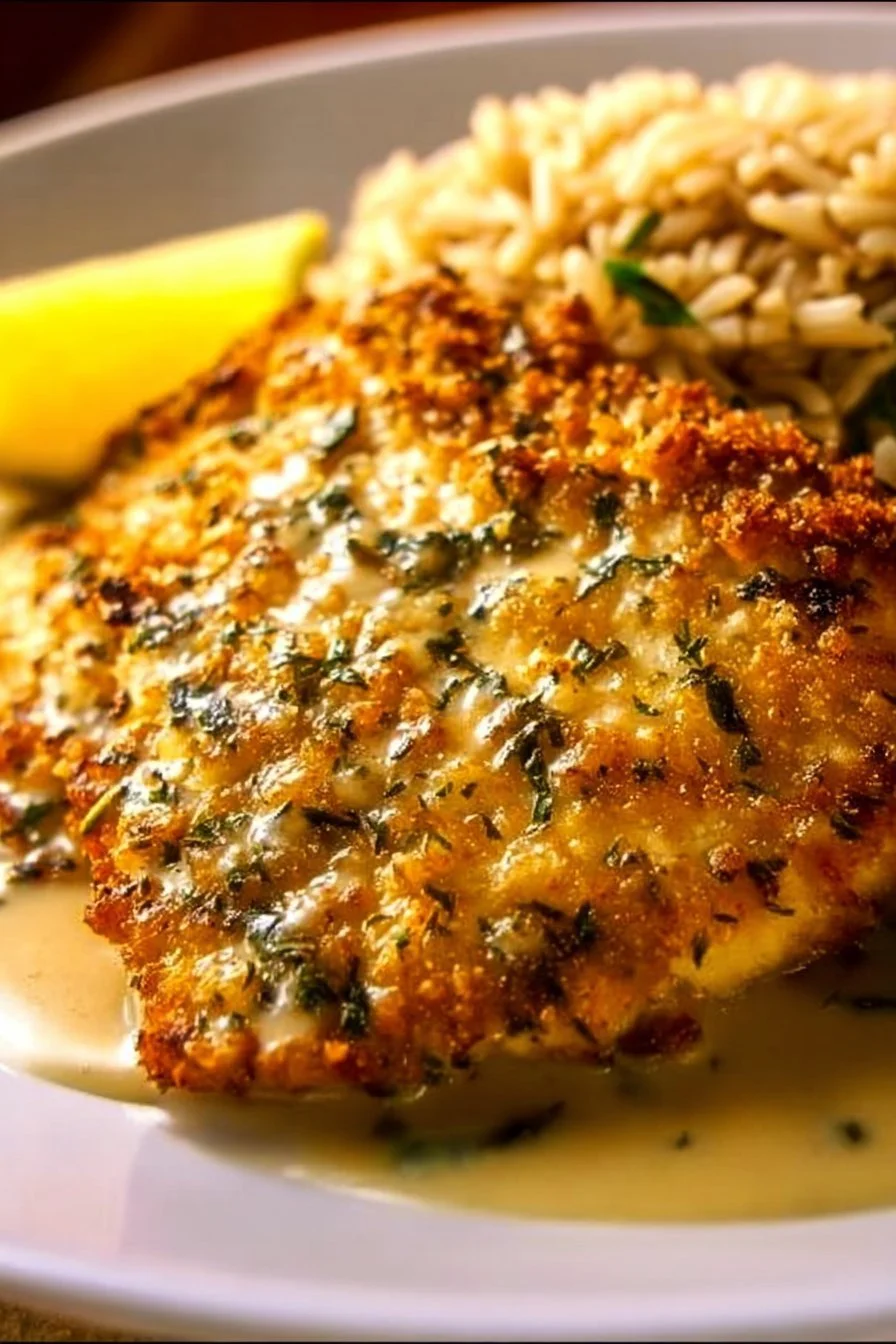 The Ultimate Chicken Piccata with Lemon Sauce chicken piccata Delicious chicken piccata with lemon sauce served on a plate.