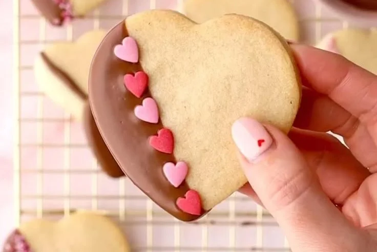 Valentine's Shortbread Hearts