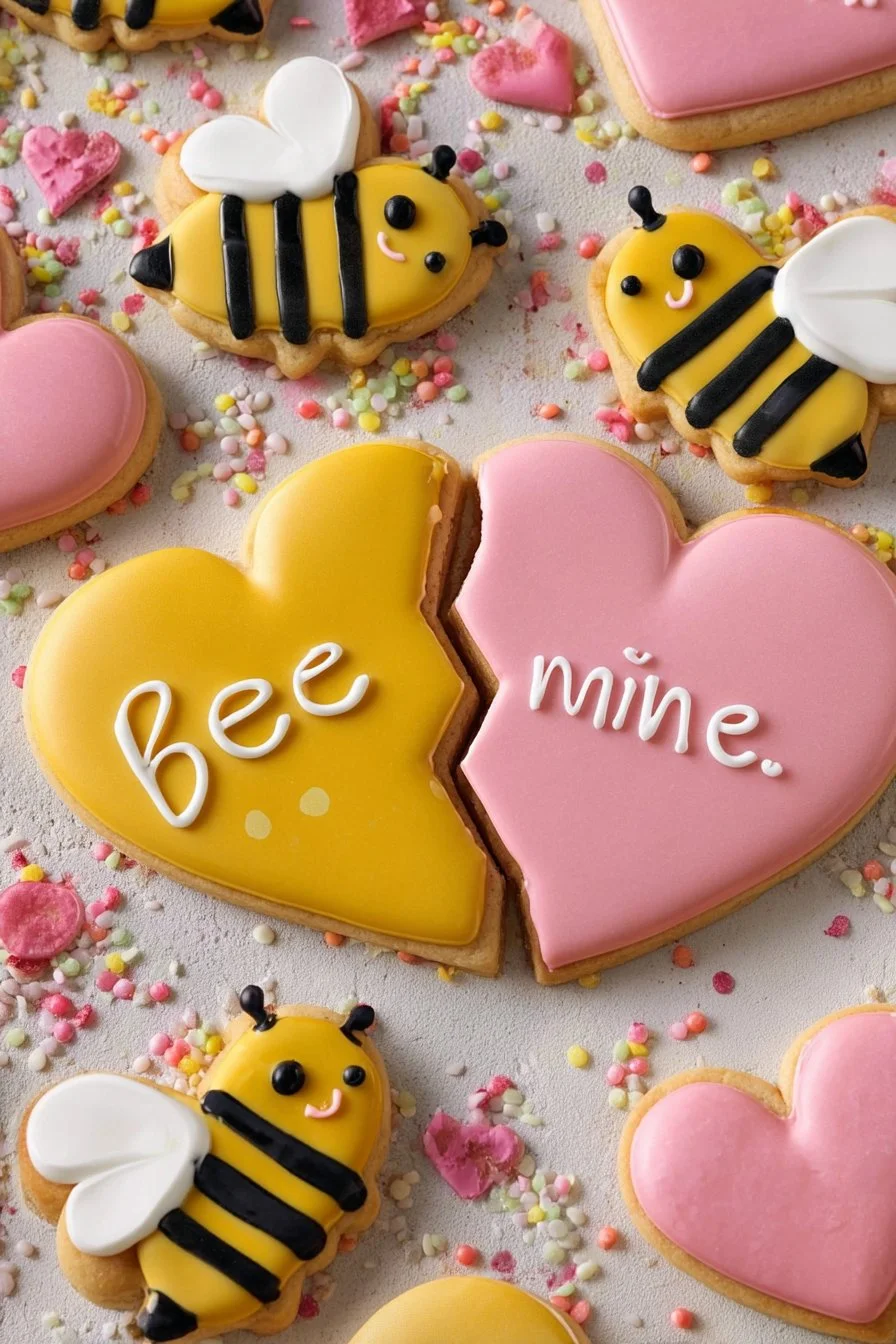 Valentine's Surprise Heart Cookies