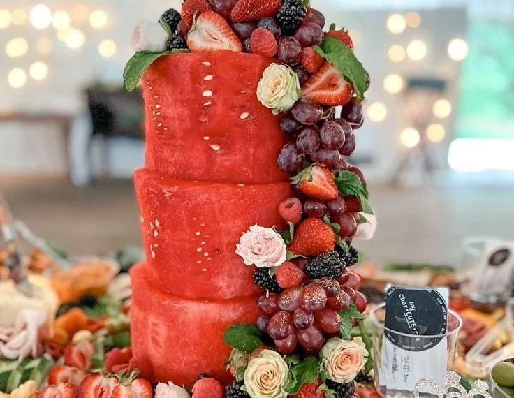 Watermelon Berry Cake