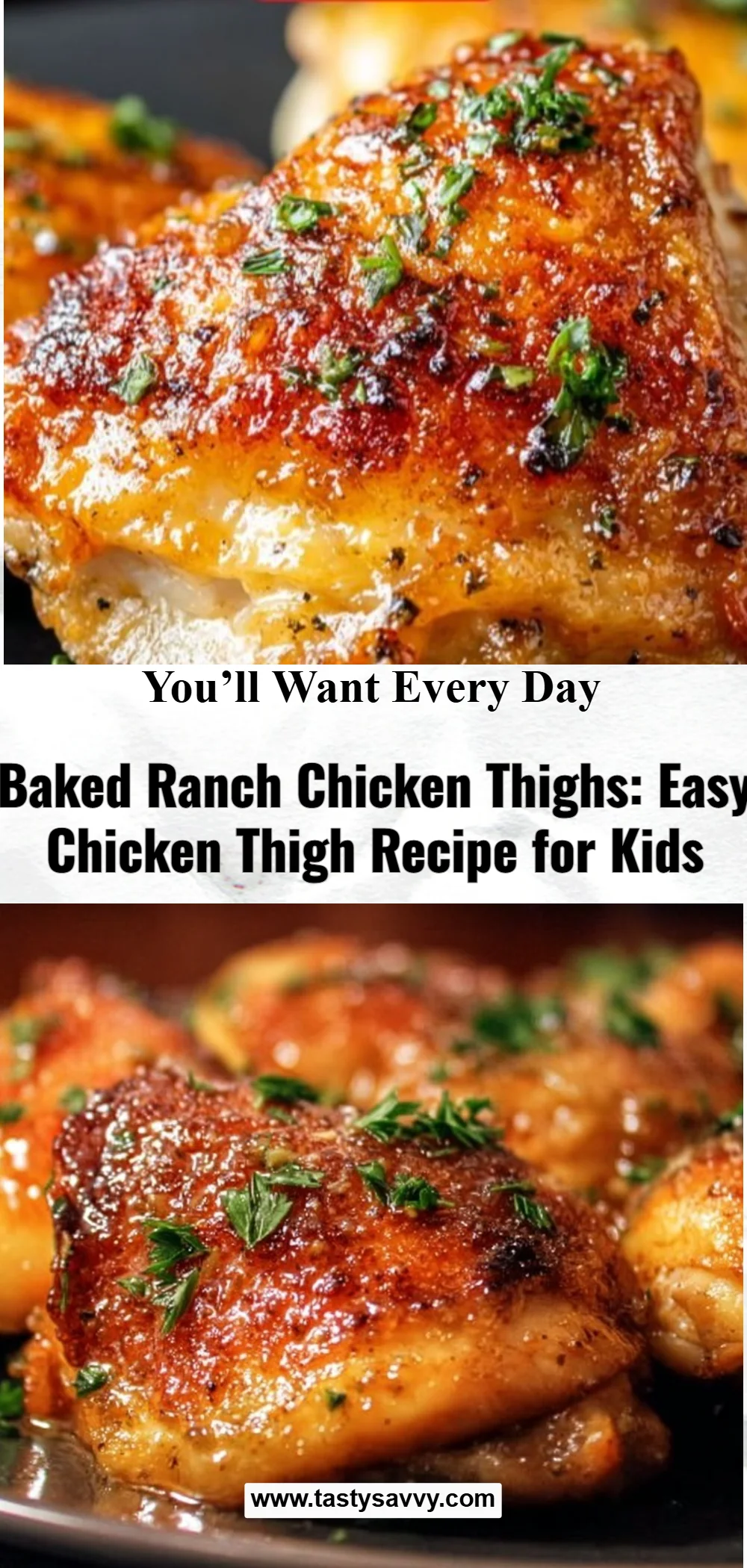 Baked Ranch Chicken Thighs ranch chicken thighs Baked Ranch Chicken Thighs