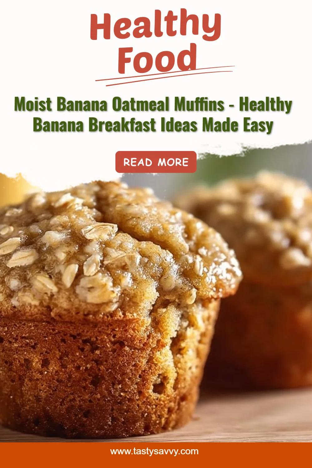Banana Oatmeal Muffins