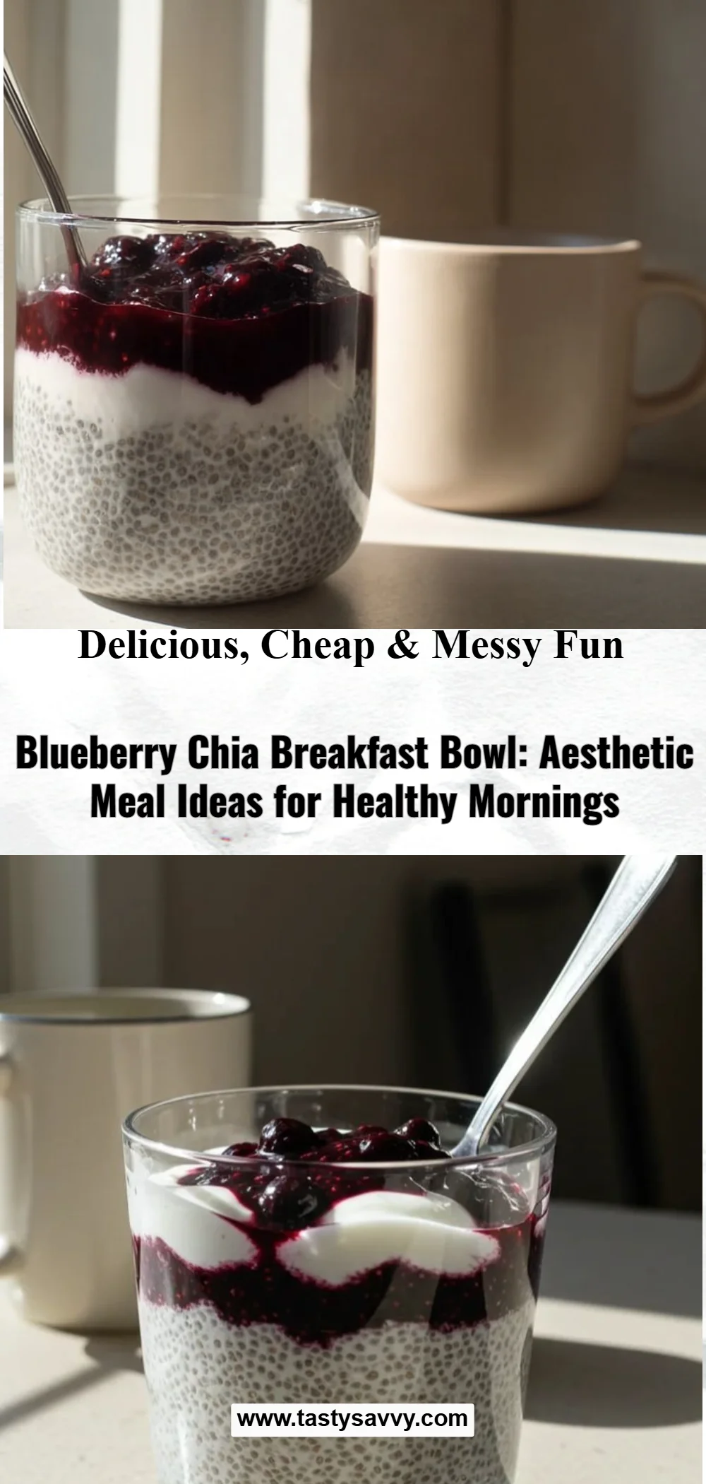 Blueberry Chia Breakfast Bowl