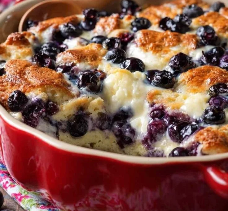 Blueberry Cottage Cheese Breakfast Bake breakfast bake Blueberry Cottage Cheese Breakfast Bake