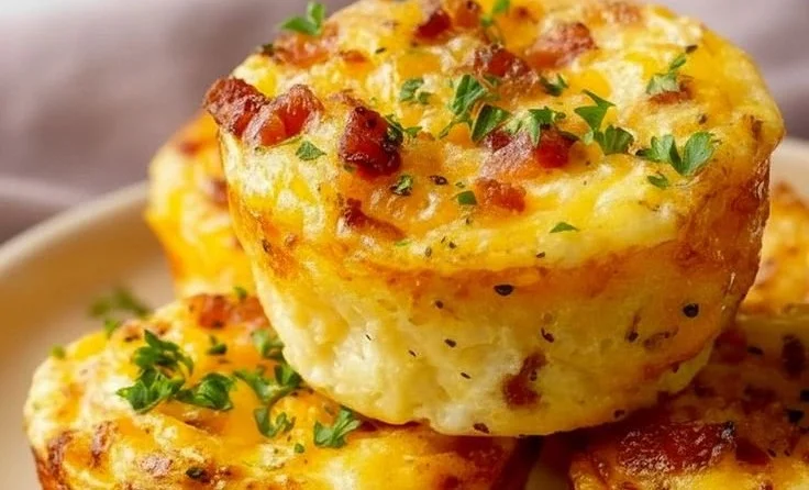 Cheesy Muffin Tin Cottage Cheese Egg Bites