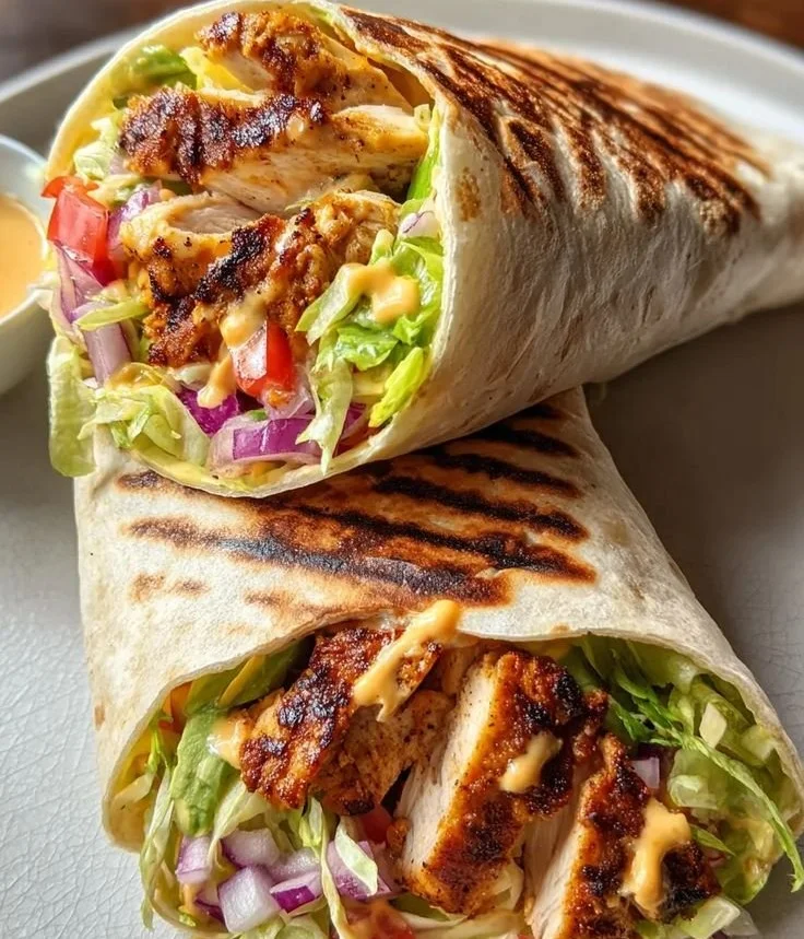 Chicken Shawarma with Creamy Garlic Sauce