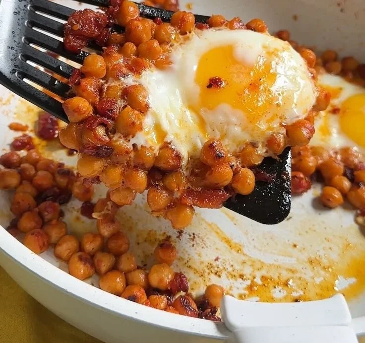 Chickpea Fried Eggs chickpea fried eggs Chickpea Fried Eggs