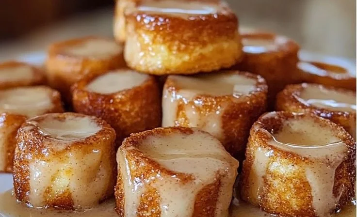 Cinnamon Roll French Toast Bites