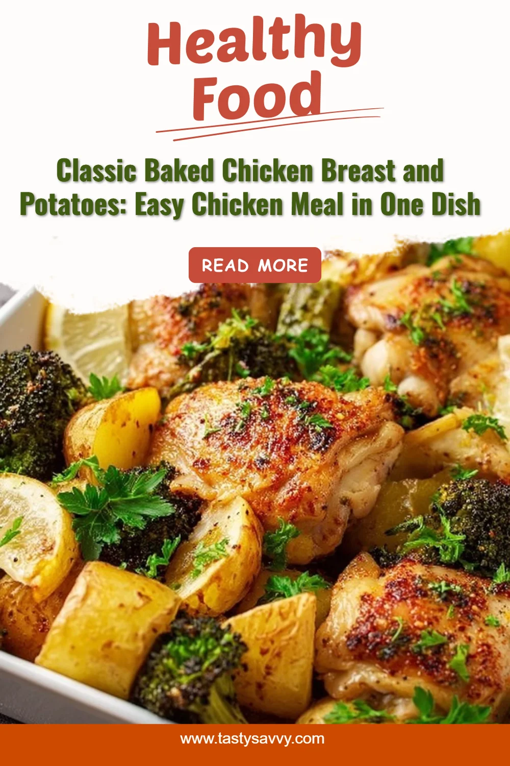 Classic Baked Chicken Breast and Potatoes