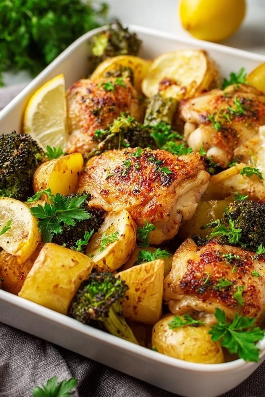 Classic Baked Chicken Breast and Potatoes