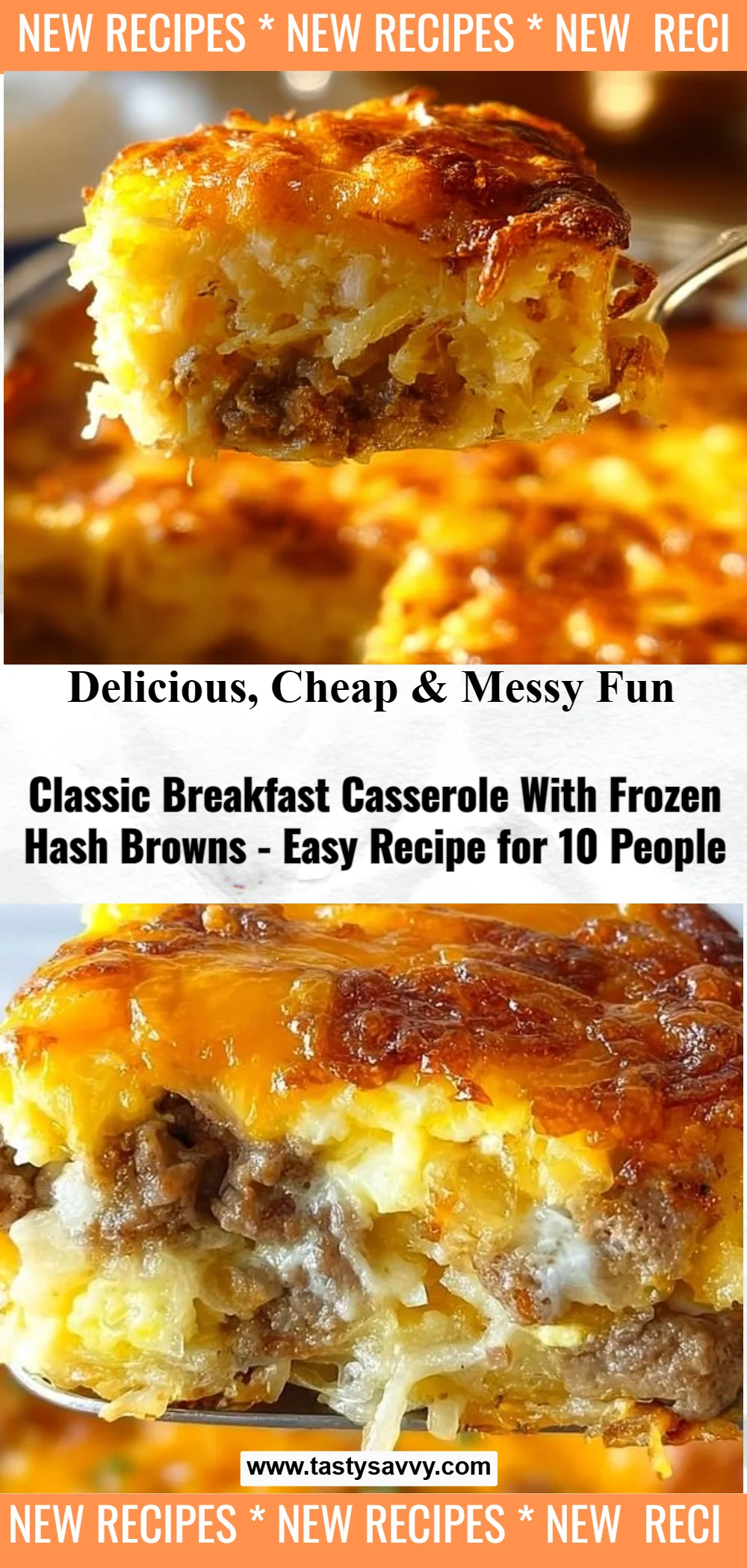 Classic Breakfast Hashbrown Casserole breakfast hashbrown casserole Classic Breakfast Hashbrown Casserole