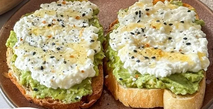 Cottage Cheese Avocado Toast
