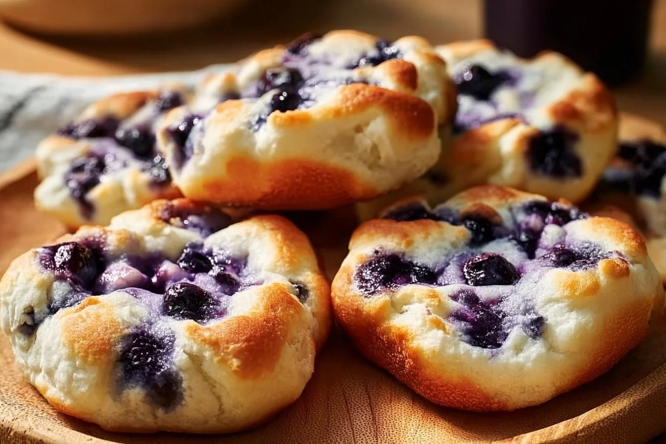 Cottage Cheese Blueberry Cloud Bread