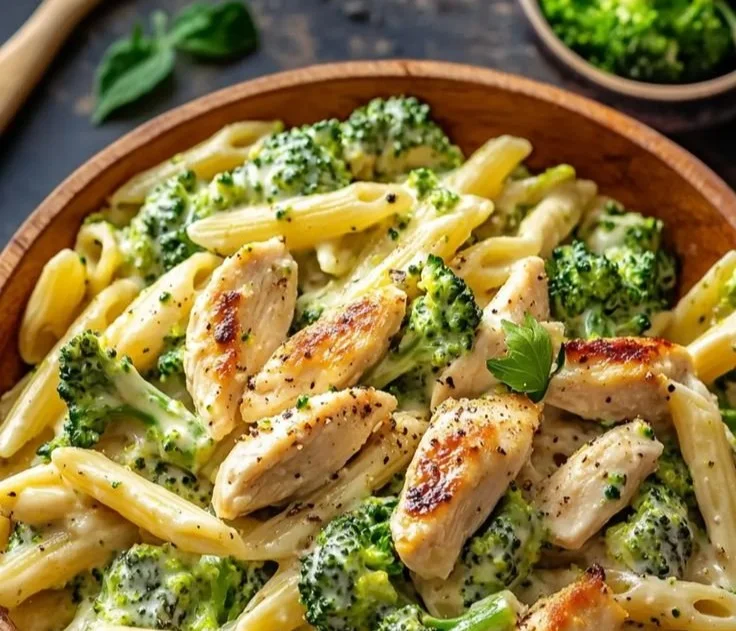 Creamy Broccoli and Chicken Penne