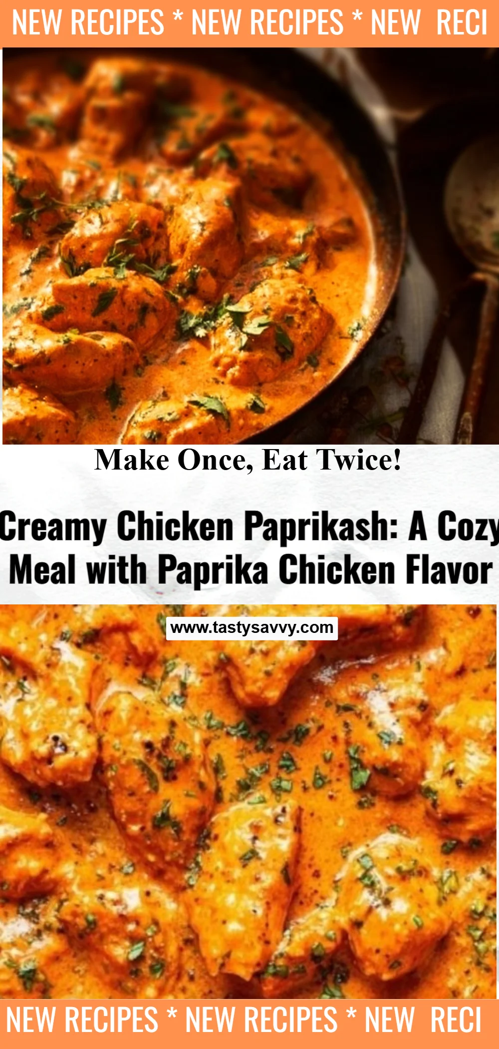 Creamy Chicken Paprikash Chicken Paprikash Creamy Chicken Paprikash