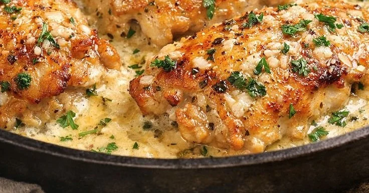 Creamy Garlic Chicken Thighs