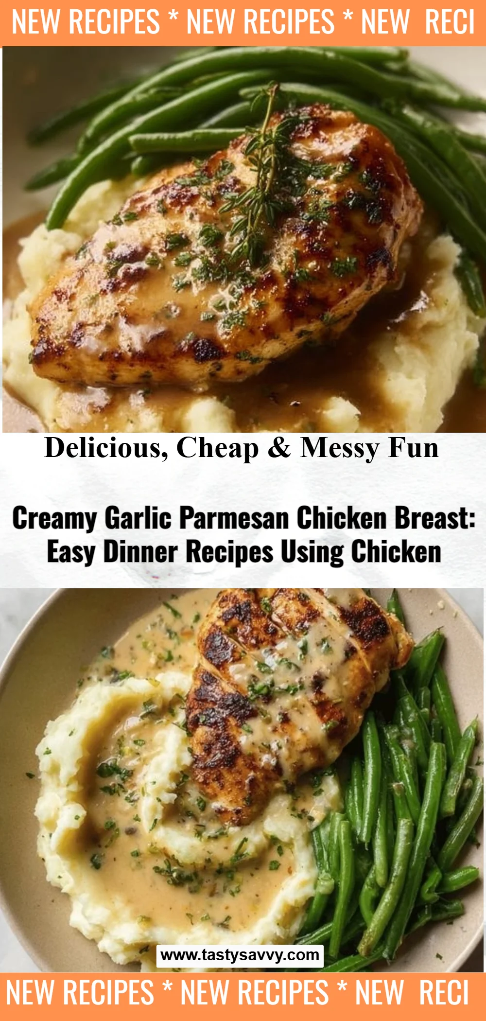 Creamy Garlic Parmesan Chicken Breast