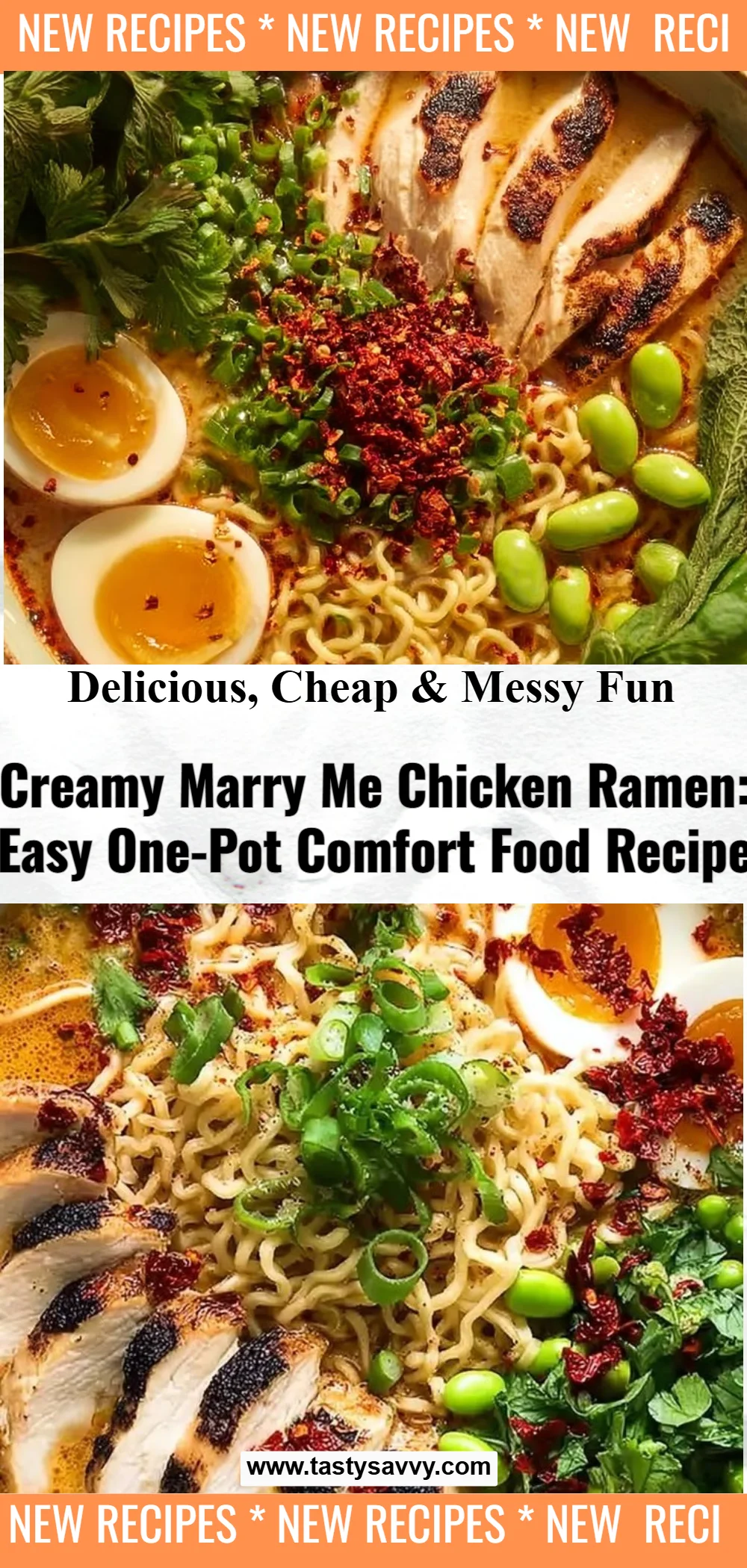 Creamy Marry Me Chicken Ramen
