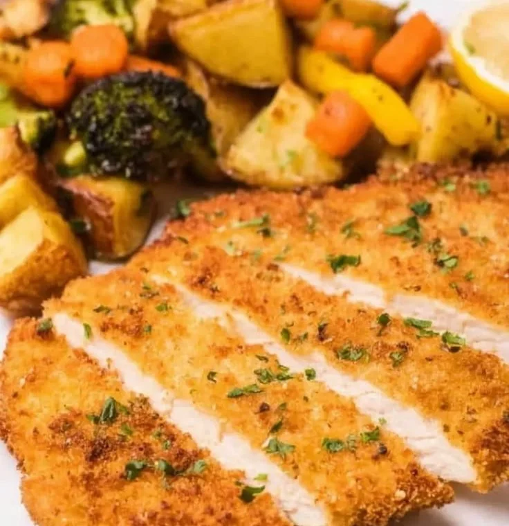 Crispy Air Fryer Chicken Cutlets