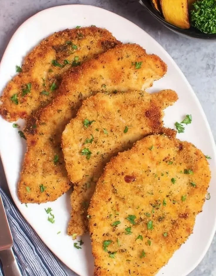 Crispy Air Fryer Chicken Cutlets