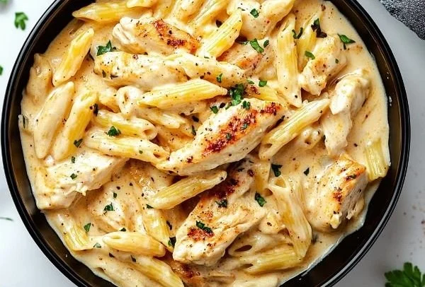 Crock Pot Creamy Cajun Chicken Pasta