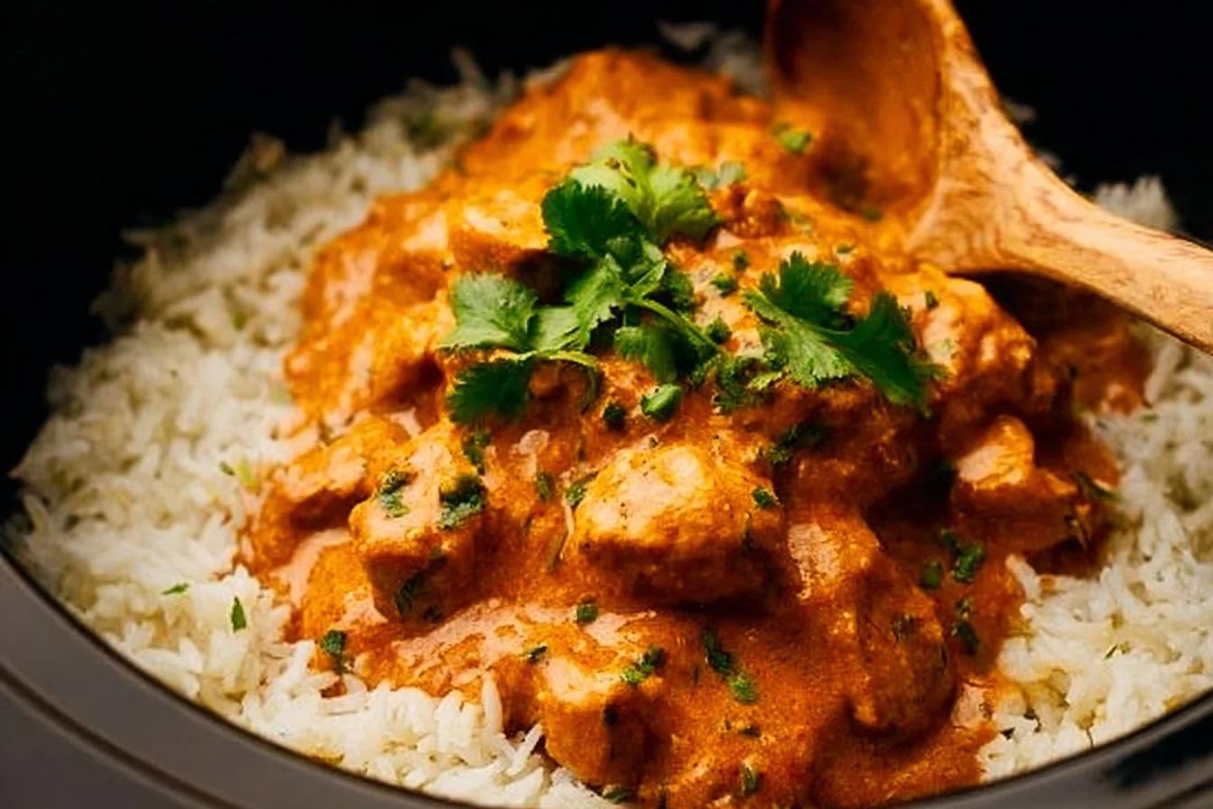Crockpot Butter Chicken butter chicken Delicious crockpot butter chicken with fragrant spices and creamy sauce