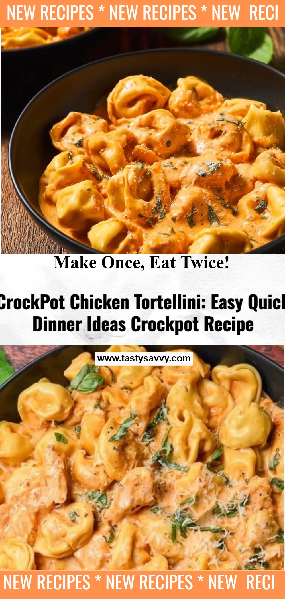 CrockPot Chicken Tortellini