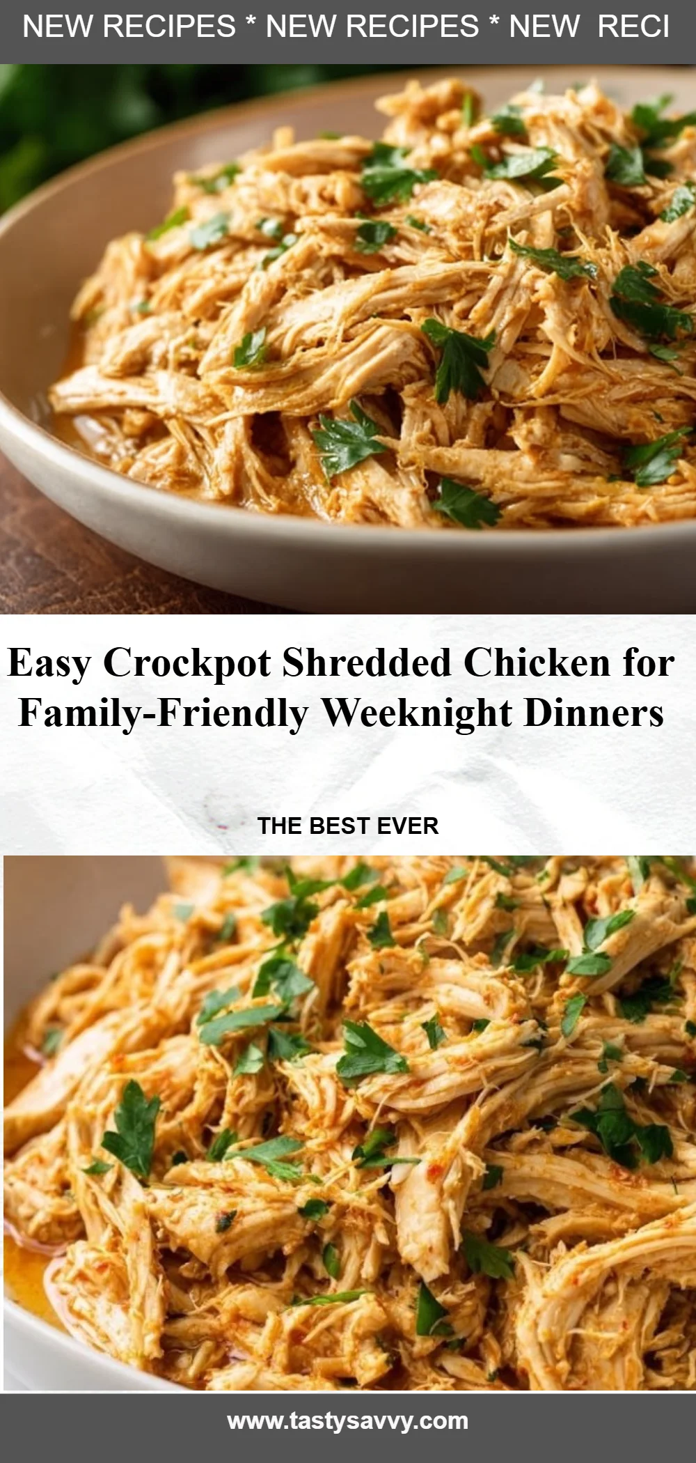Crockpot Shredded Chicken shredded chicken Crockpot Shredded Chicken